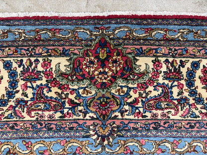 9’11”x15’4” Antique Hand-Knotted Persian Ravar Kerman Area Rug