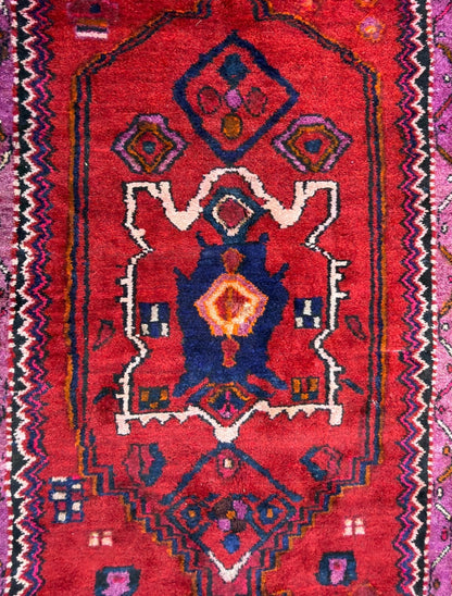 Hand-Knotted Persian Hamadan Rug - 7’6”x9’7”