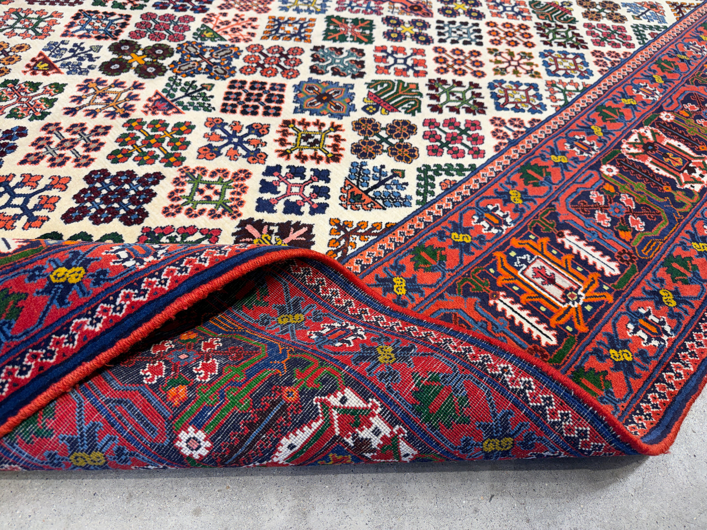 Hand-Knotted Persian Shiraz Rug - 7’1”x10’3”