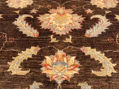 Hand-Knotted Pishawar Rug - 6'3"x9'7"