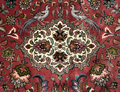 13’3”x20’2” Hand-Knotted 55 Raj Persian Tabriz Rug