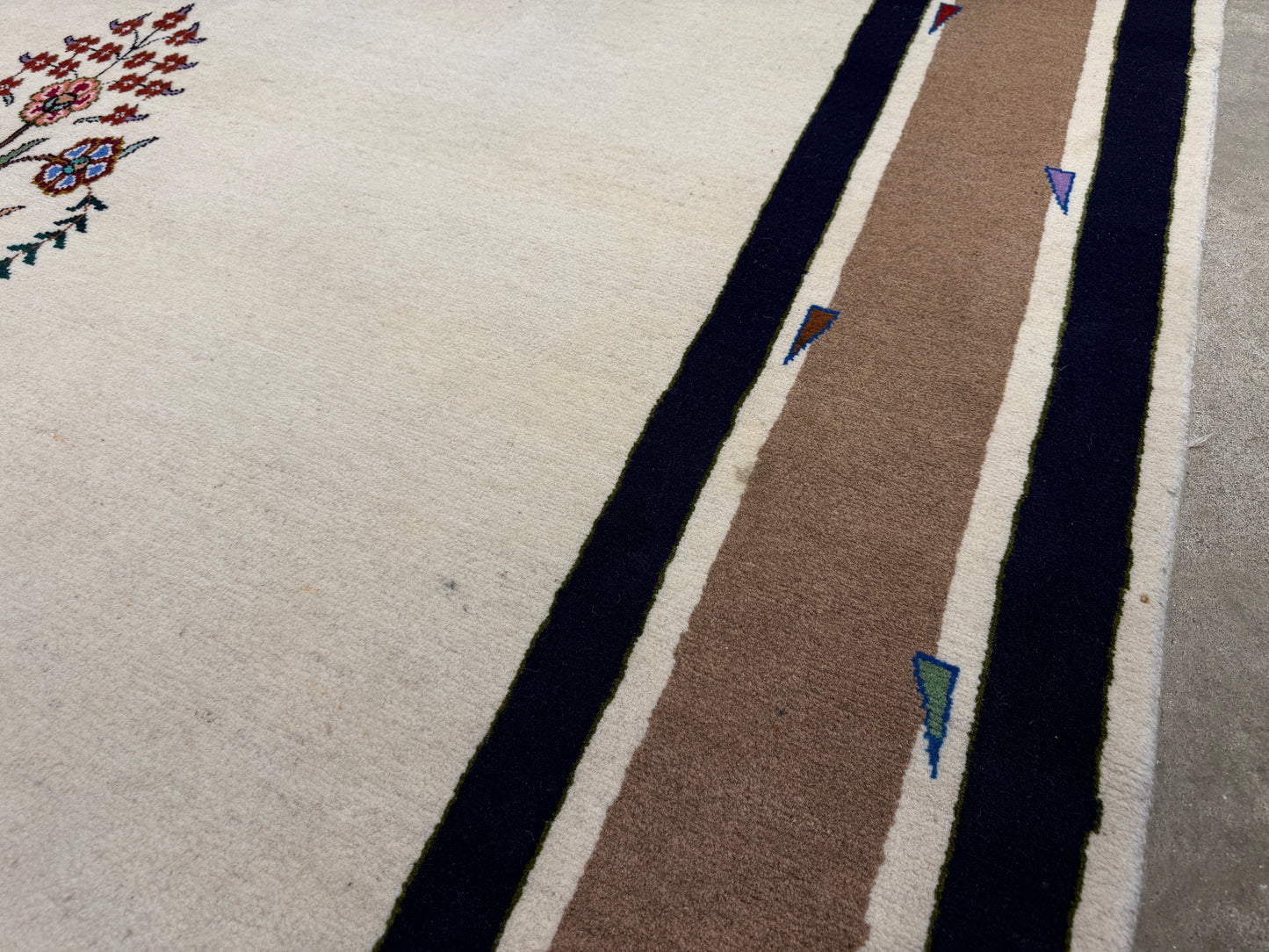 Hand-Knotted Persian Gabbeh Rug - 6’6”x9’6”