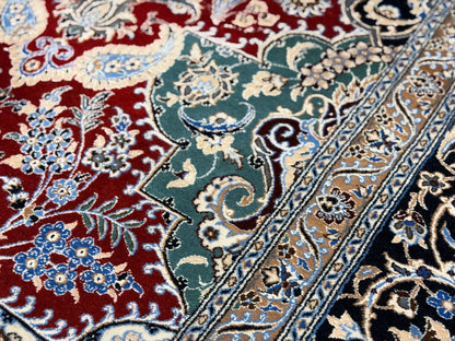 Hand-Knotted Persian Isfahan Rug - 6’8”x10’
