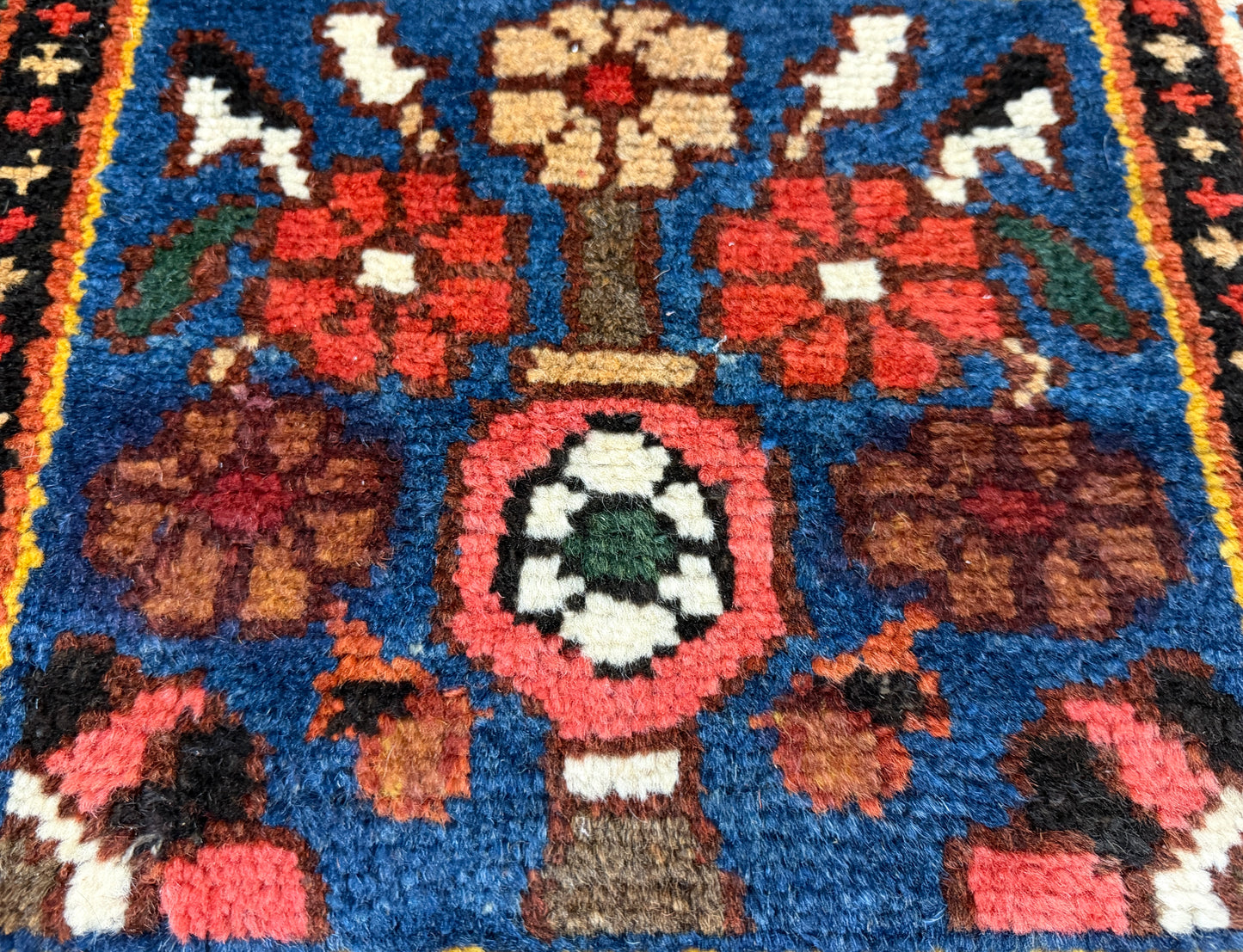 Hand-Knotted Persian Bakhtiari Rug - 9’4”x10’3”