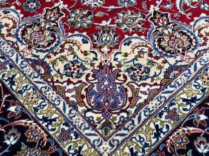 Hand-Knotted Persian Isfahan Rug - 6’9”x10’3”