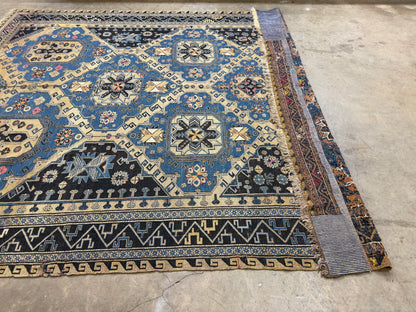 Antique Flatweave Soumak Rug - 8’6”x10’