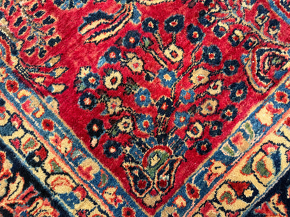 Hand-Knotted Persian Sarouk Rug - 10’1”x14’10”