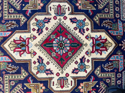 9’11”x13’ Hand-Knotted Persian Tabriz Area Rug