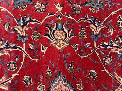 Hand-Knotted Persian Isfahan Rug - 13’9”x18’2”