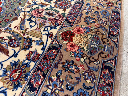 Hand-Knotted Persian Isfahan Rug - Signed Khaksar - 3’8”x5’4”