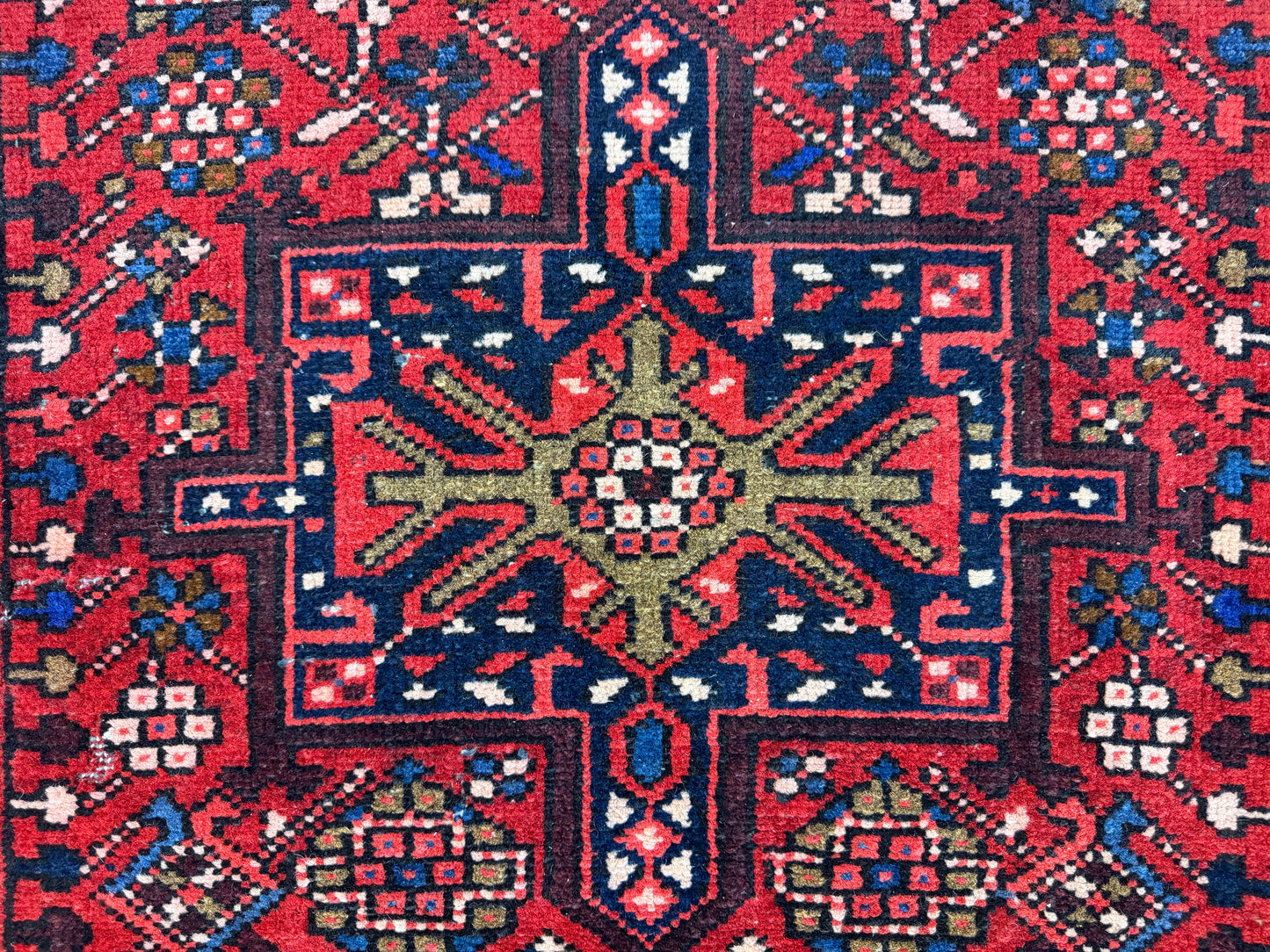 Hand-Knotted Karaja Runner - 3’4”x11’7”