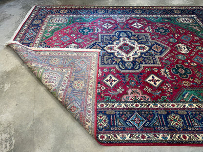 9’11”x13’ Hand-Knotted Persian Tabriz Area Rug