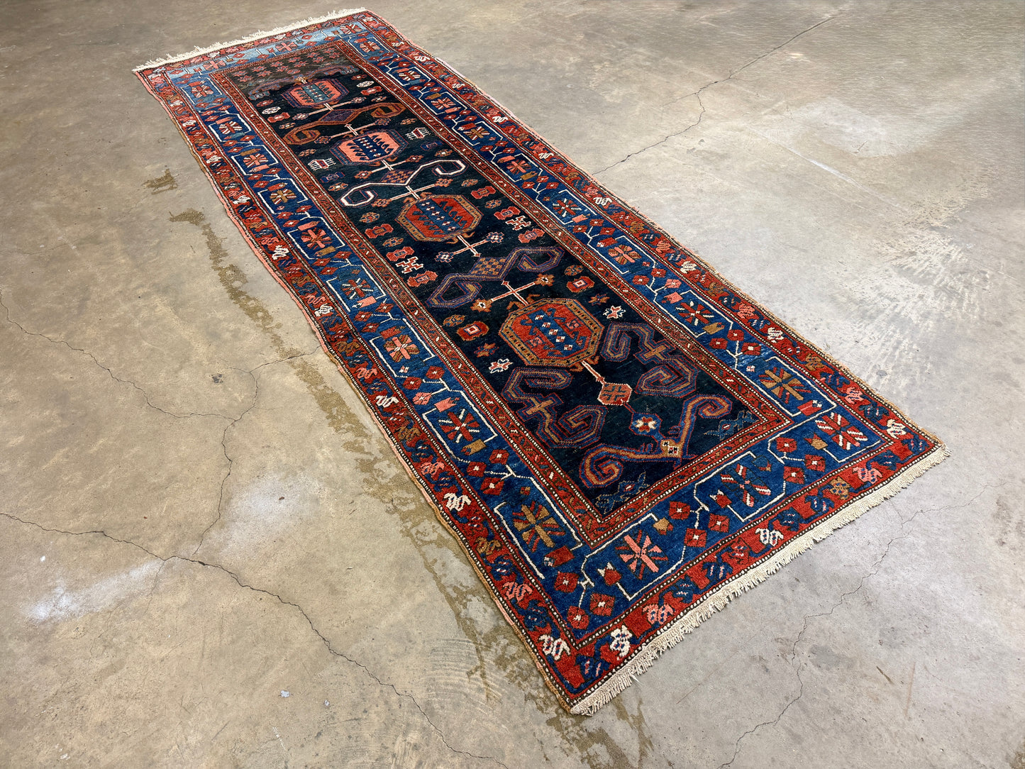 Hand-Knotted Persian Bakhshayesh Runner - 3’5”x10’3”