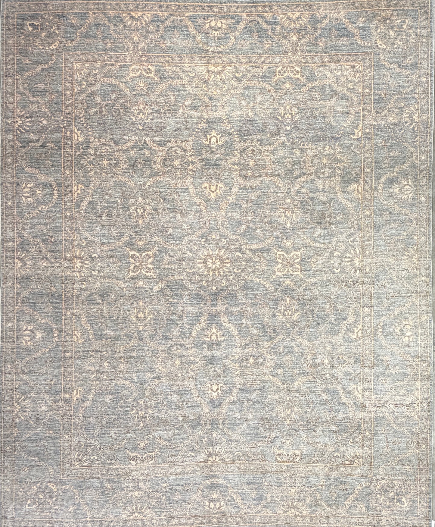 Hand-Knotted Oushak Rug - 8’1”x9’11”