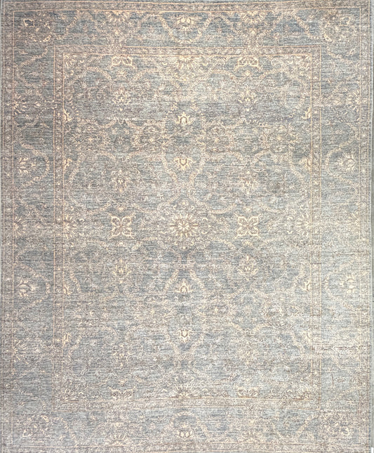 Hand-Knotted Oushak Rug - 8’1”x9’11”