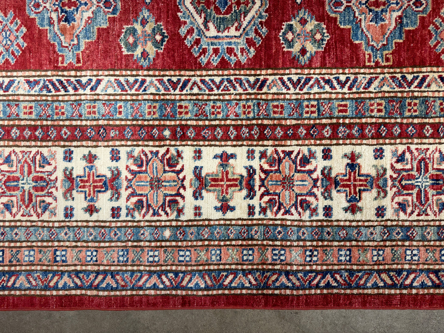 Hand-Knotted Kazak Rug - 8’x9’6”
