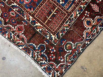 Hand-Knotted Persian Bakhtiari Rug - 9’4”x10’3”