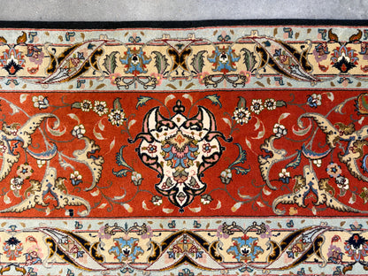 10’x13’ Hand-Knotted 70 Raj Persian Tabriz Rug
