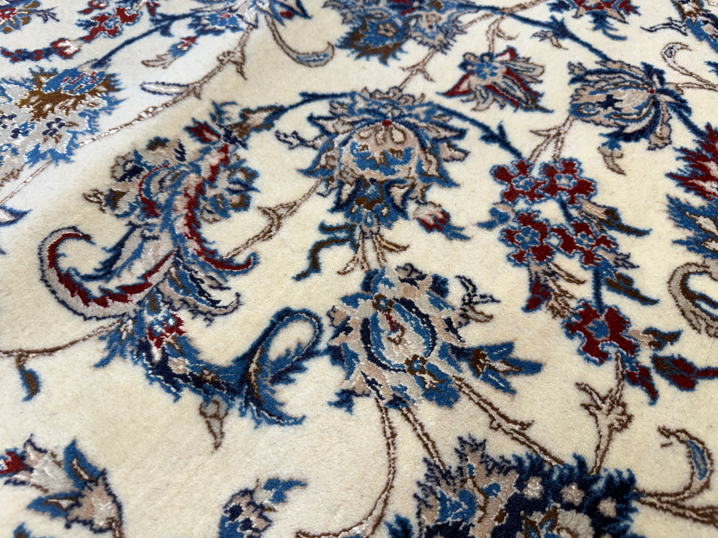 Hand-Knotted 4 La Persian Nain Rug - 10'3"x14'1"