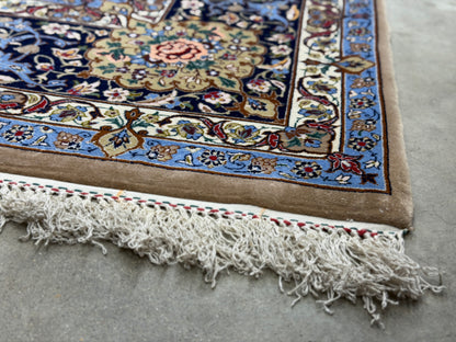 Hand-Knotted Persian Isfahan Rug - Signed Asachi - 6'10"x10'4"