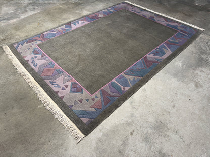 Hand-Knotted Gabbeh Rug - 5'7"x8'