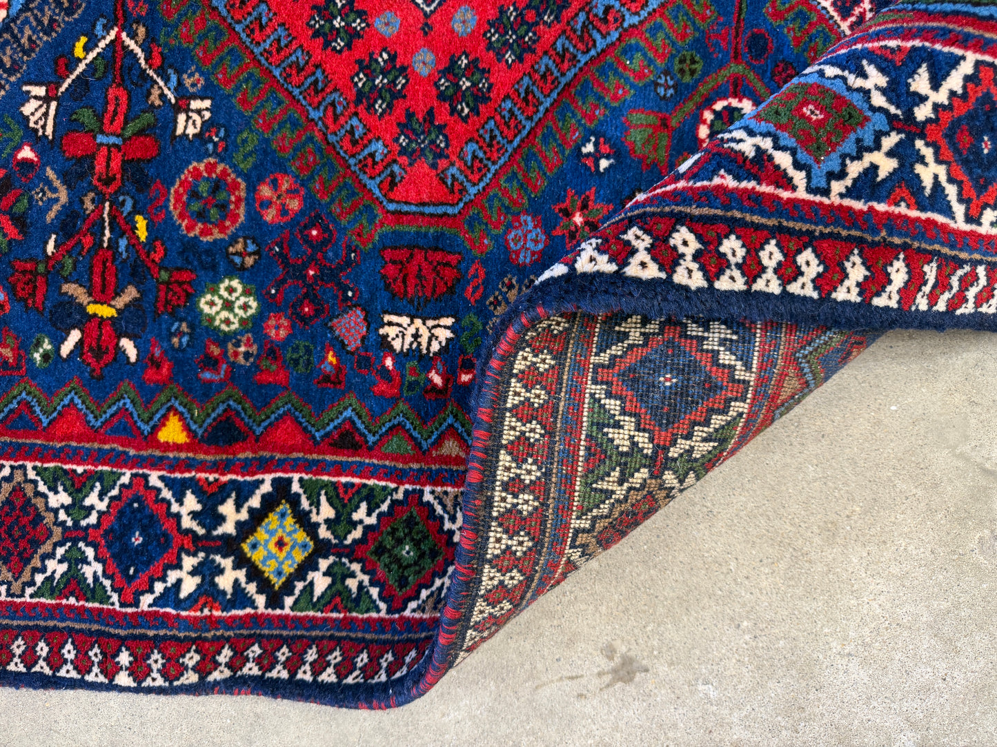 Hand-Knotted Yalameh Persian Runner - 2’11”x18’4”