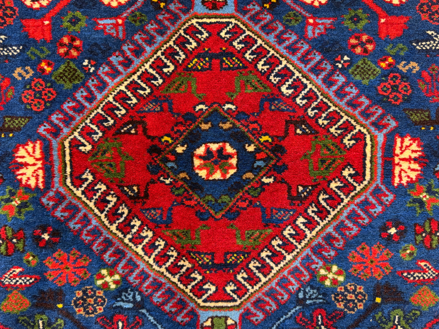 Hand-Knotted Yalameh Persian Runner - 2’11”x18’4”