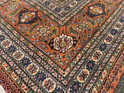 11’9”x15’9” Hand-Knotted Fine Wool Persian Sarab Area Rug
