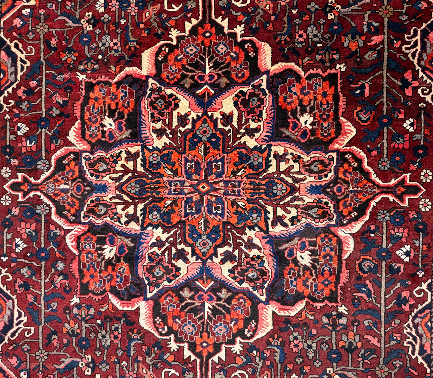 10’2”x13’ Hand-Knotted Persian Bakhtiari Area Rug