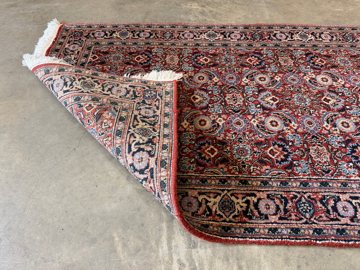 Hand-Knotted Herati Runner - 2’7”x19’6”