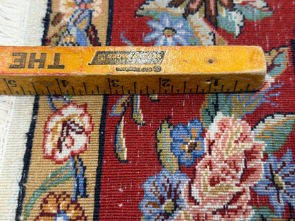 Hand-Knotted Persian Sarouk Rug - 4’5”x6’6”