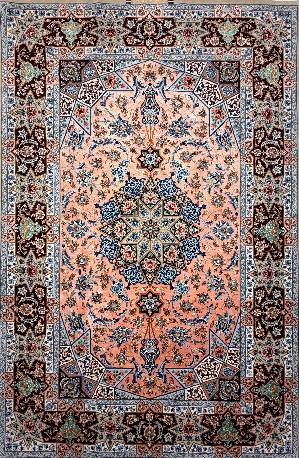 Hand-Knotted Persian Isfahan Rug - Signed Asachi - 5’x7’8”