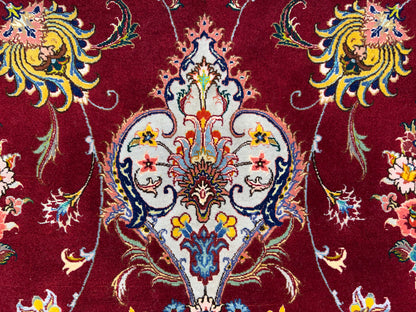 Hand-Knotted 70 Raj Persian Tabriz Rugs - Signed Gharabaghi - 9’10”x13’2”