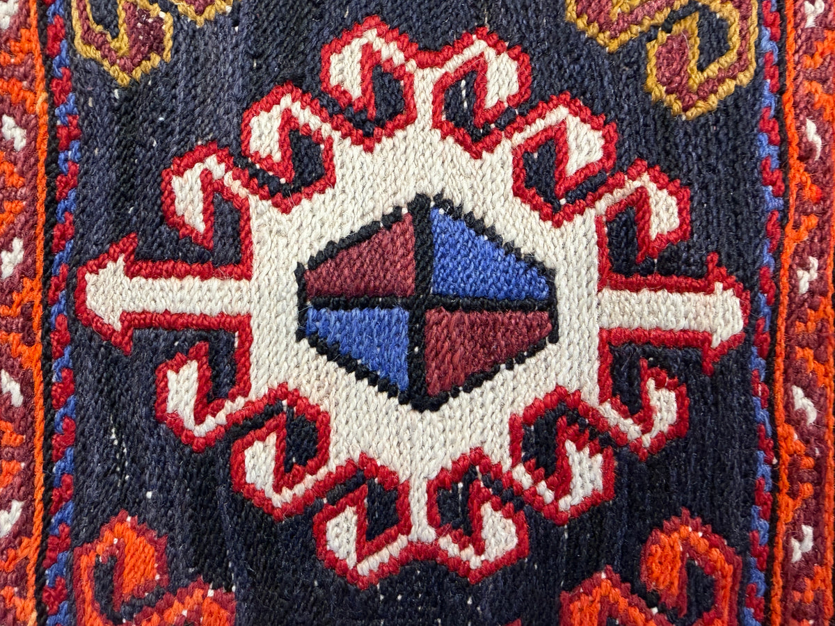 Flatweave Persian Qashghai Rug - 2’2”x4’1”