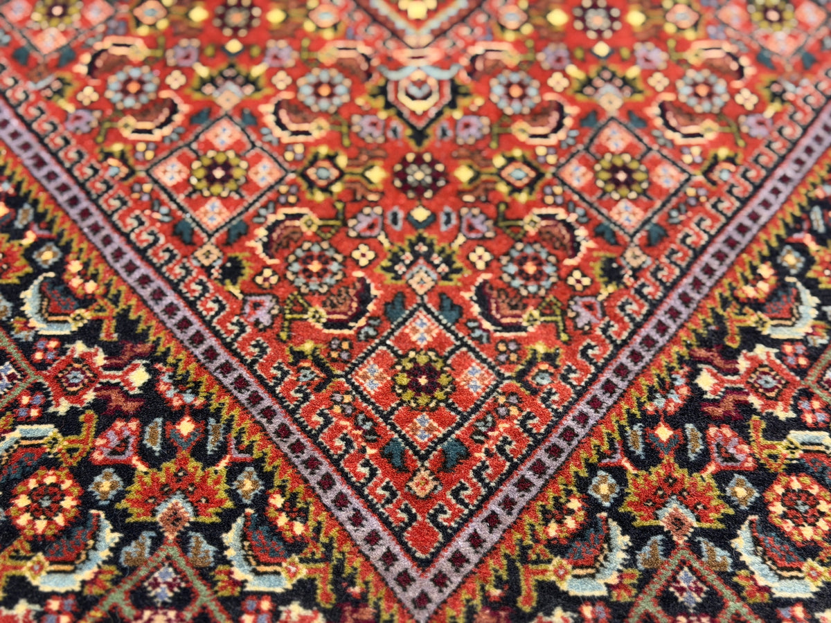 Hand-Knotted Persian Bidjar Rug - 3'8"x5'8"