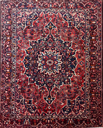 10’x12’5” Hand-Knotted Persian Bakhtiari Area Rug