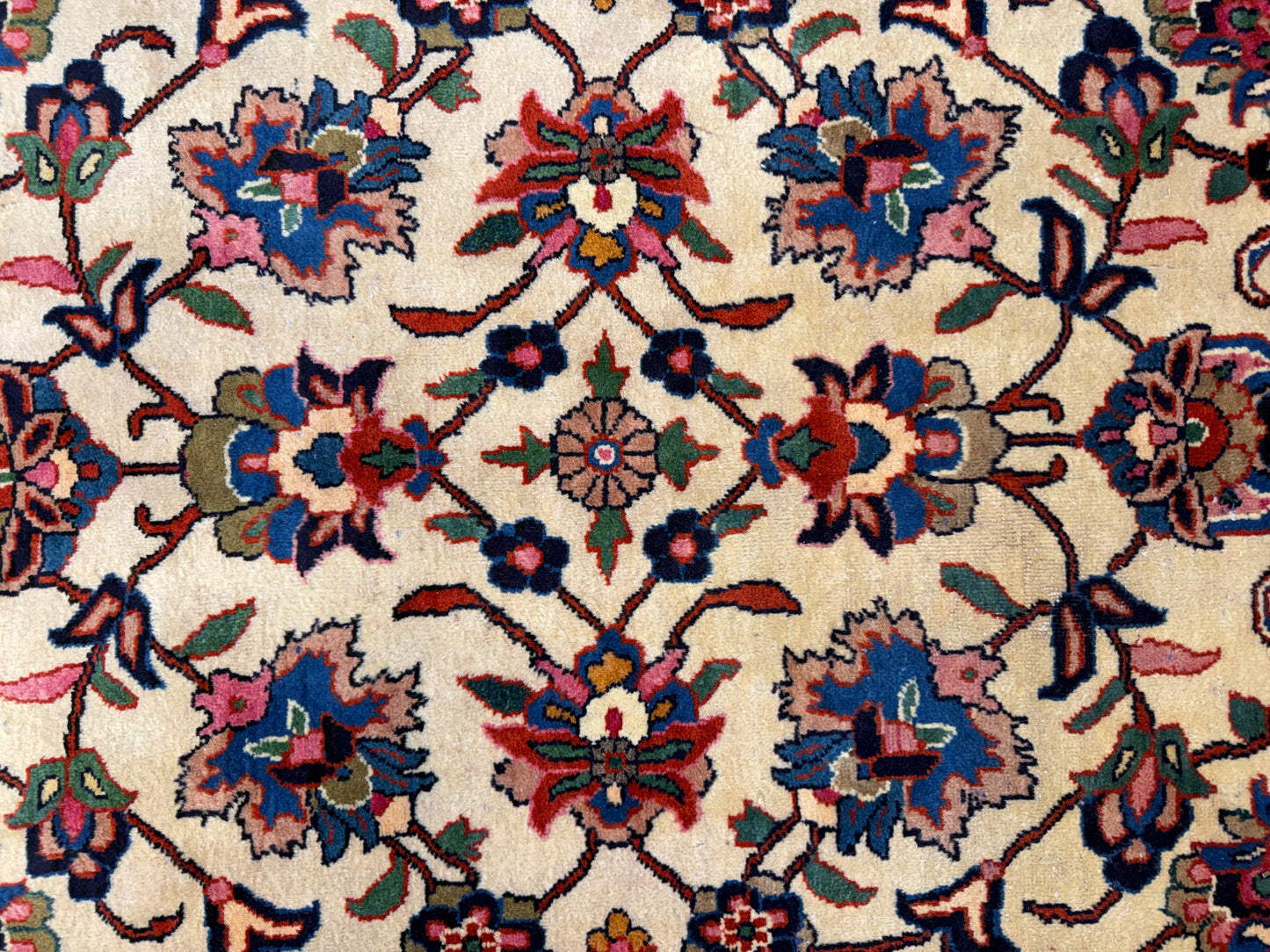 Hand-Knotted Persian Mashad Rug - 9’6”x12’5”