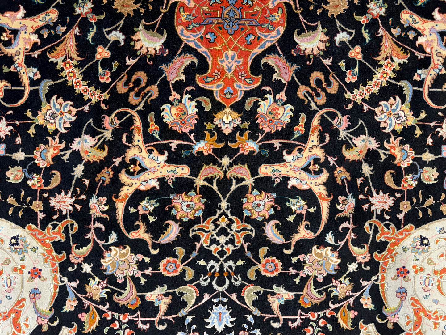 10’x13’ Hand-Knotted 70 Raj Persian Tabriz Rug