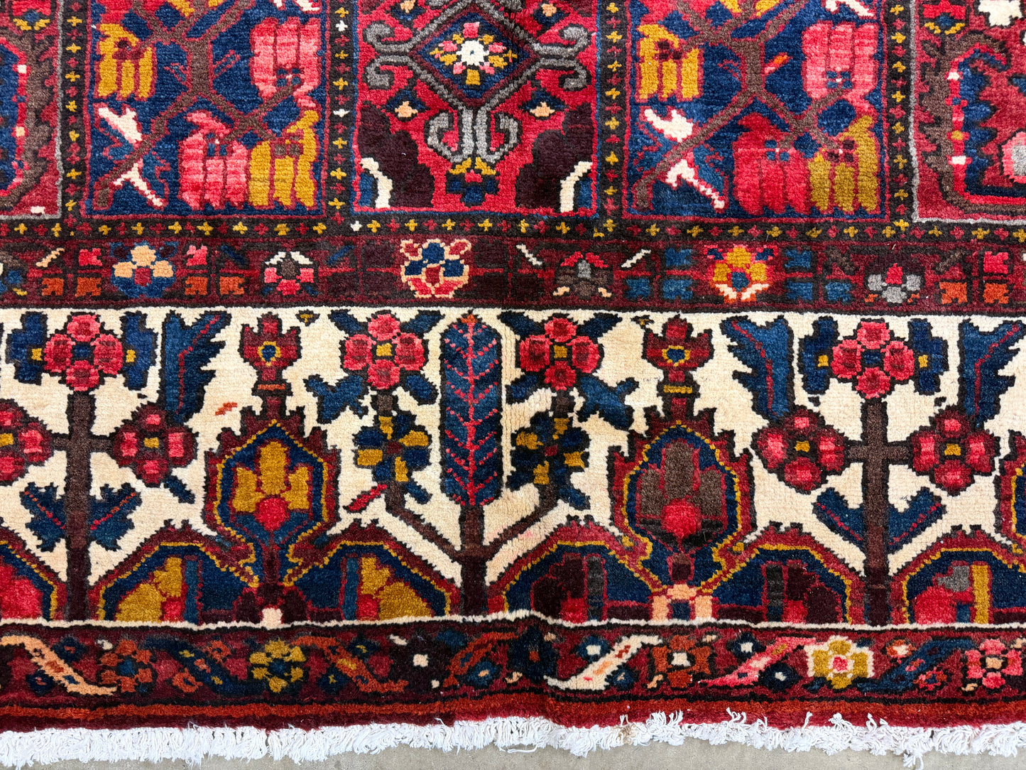 Hand-Knotted Persian Bakhtiari Rug - 9’8”x12’4”