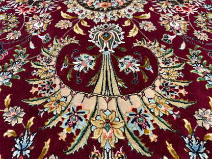 11’4”x16’6” Hand-Knotted 70 Raj Persian Tabriz Rug