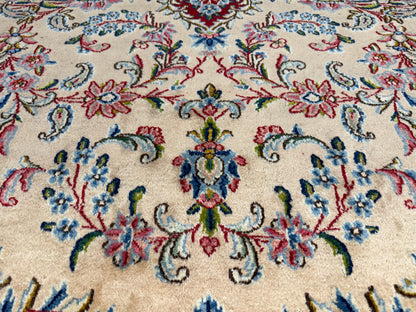 10’2”x13’9” Hand-Knotted Persian Kerman Signed Area Rug