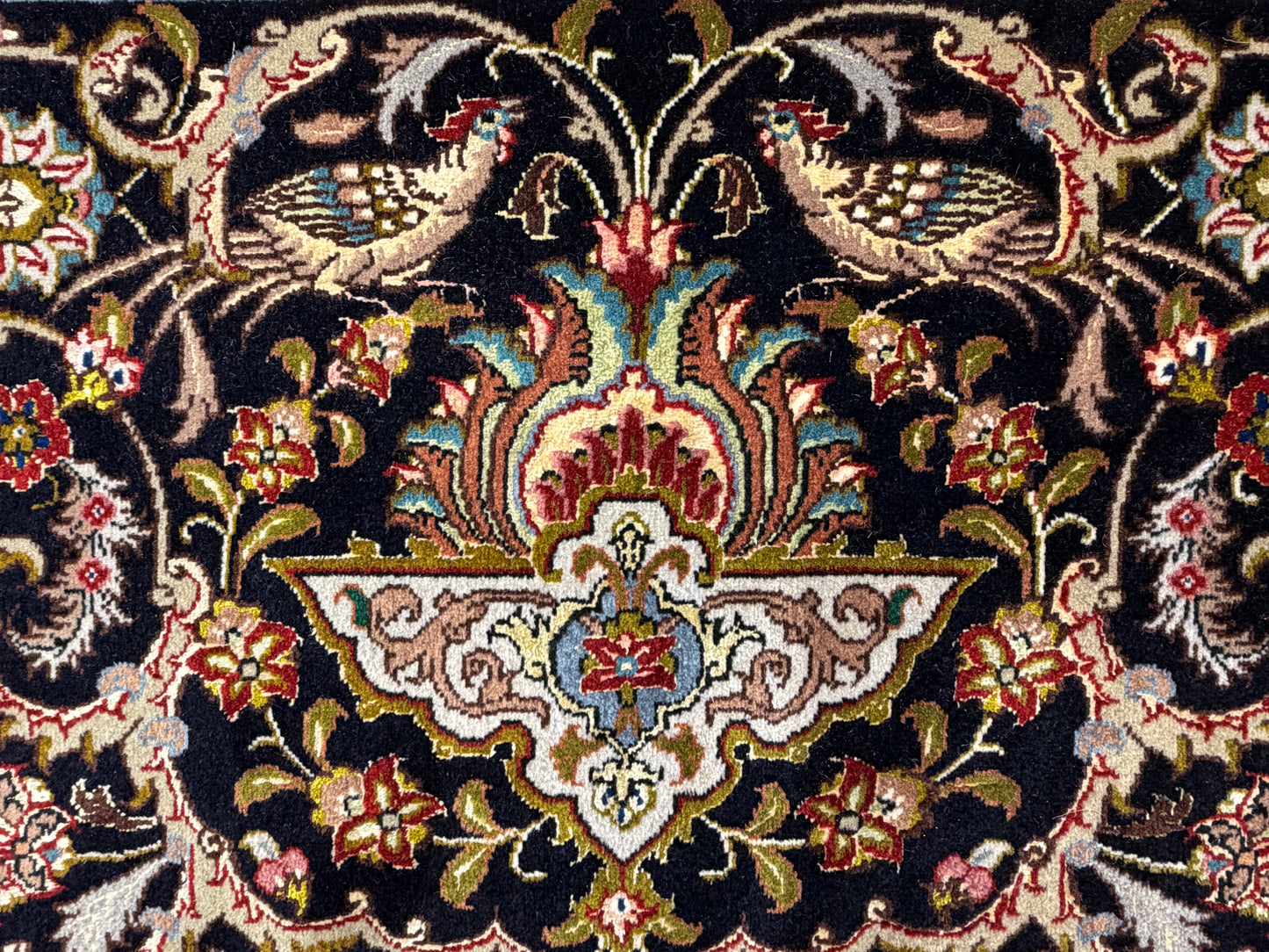 13’3”x20’2” Hand-Knotted 55 Raj Persian Tabriz Rug