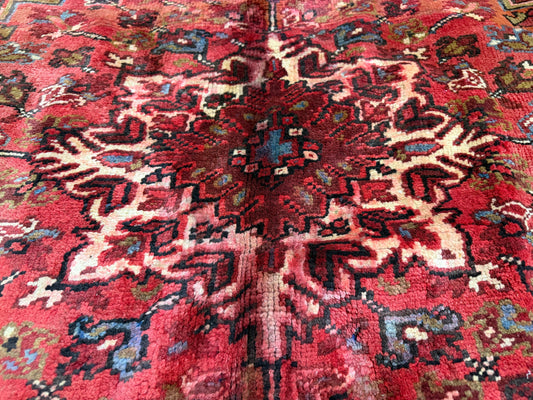 Hand-Knotted Persian Heriz Rug - 10’3”x13’3”