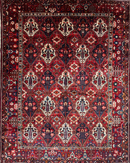 Hand-Knotted Persian Bakhtiari Rug - 10’2”x12’8”