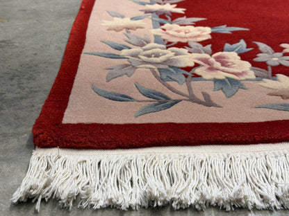 Hand-Knotted Art-Deco Rug - 4'x6'2"