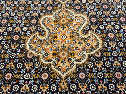 Hand-Knotted Persian Tabriz Mahi Rug - 6'7"x9'9"