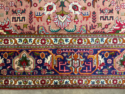 9’8”x13’ Hand-Knotted Persian Tabriz Area Rug