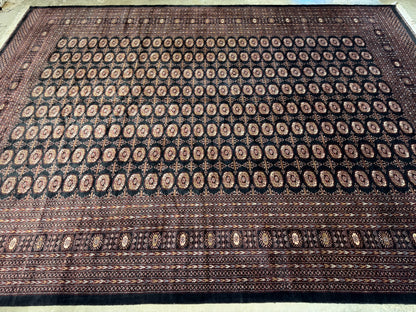 Hand-Knotted Bokhara Rug - 10'2"x13'6"