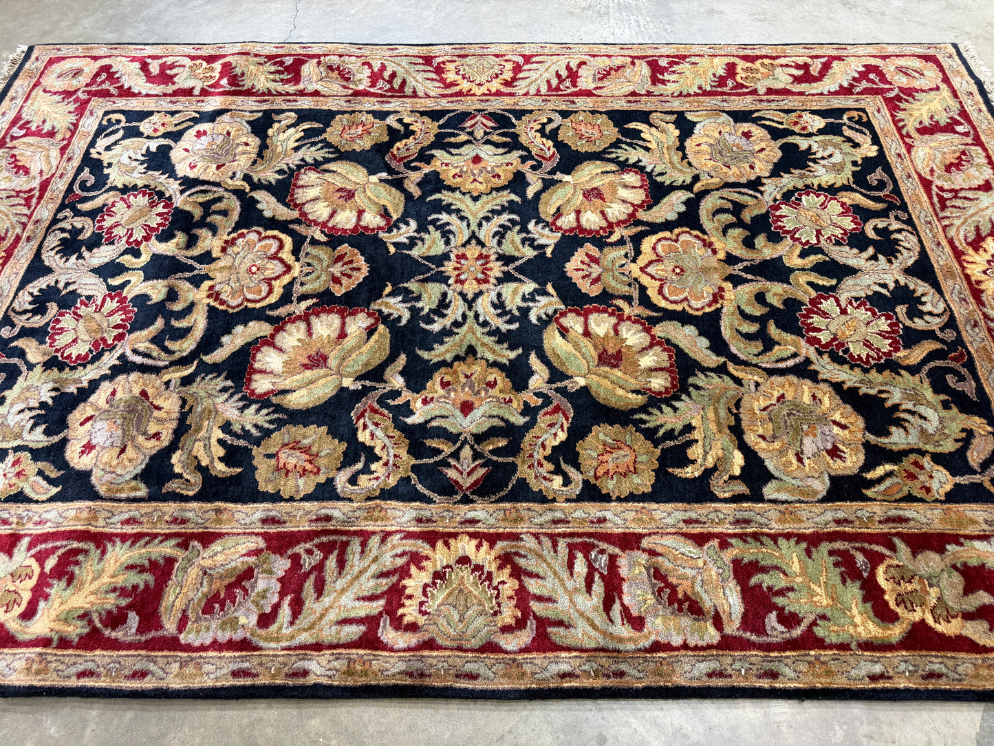 Hand-Knotted Oriental Rug - 6’x9’