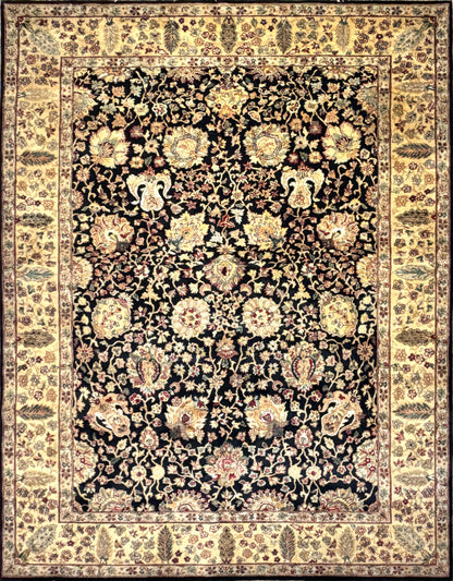 Hand-Knotted Agra Rug - 9’x12’